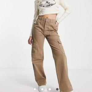 Pull&Bear Brown Cargo Pants